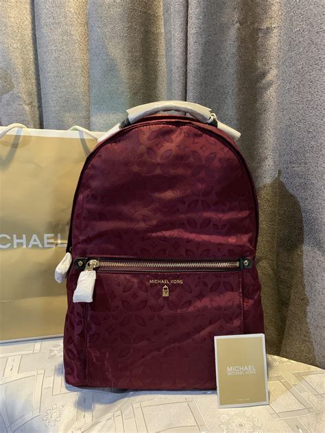 michael kors nylon kelsey signature backpack|MICHAEL Michael Kors Kelsey Large Nylon Backpack .